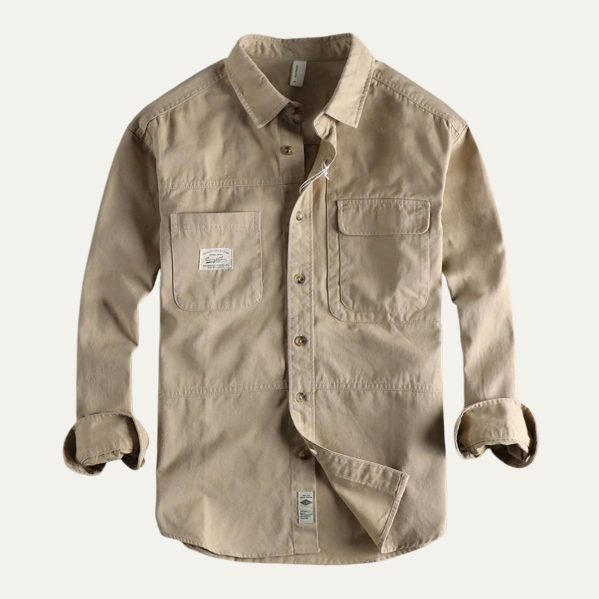 The Cremona Men’s Retro Utility Button Down Shirt Jacket
