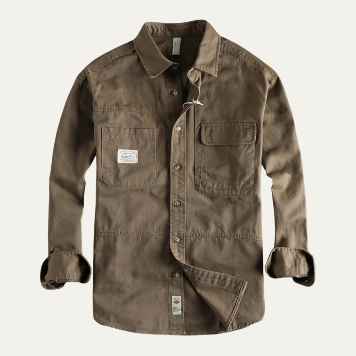 The Cremona Men’s Retro Utility Button Down Shirt Jacket