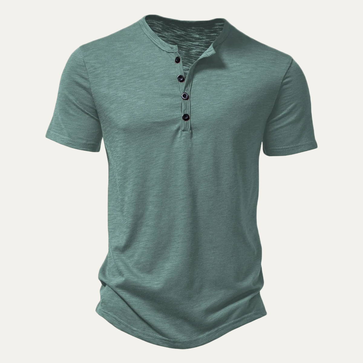 The Bathwick Men’s Breathable Henley Collar Summer T Shirt