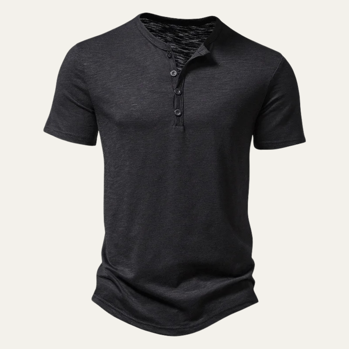 The Bathwick Men’s Breathable Henley Collar Summer T Shirt
