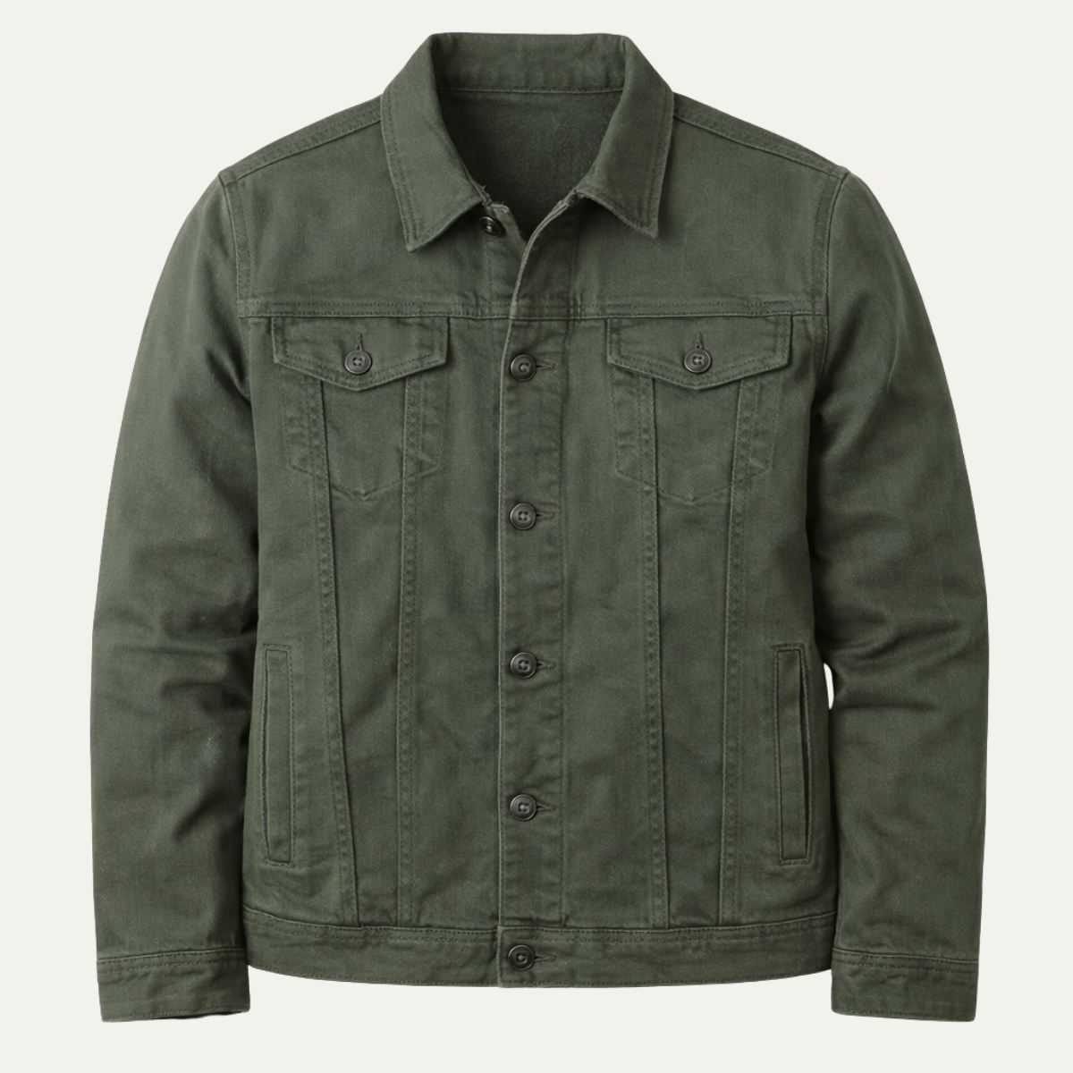 The Redstone Men’s Classic Slim Fit Vintage Denim Jacket