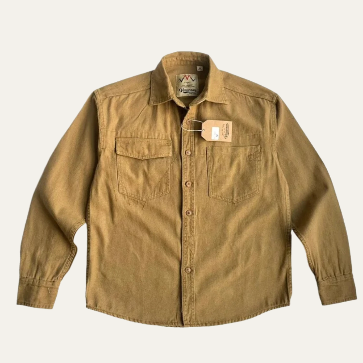 The Highwood Men’s Cotton Washed Canvas Shirt Jacket
