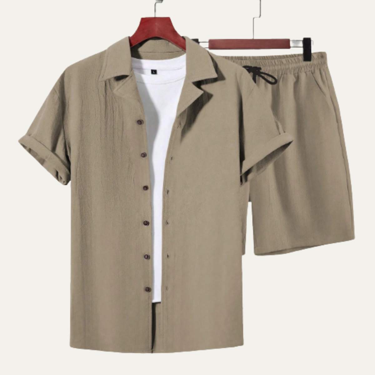 The Stonefield Ridge Men’s Summer Co Ord Set – Shirt & Shorts