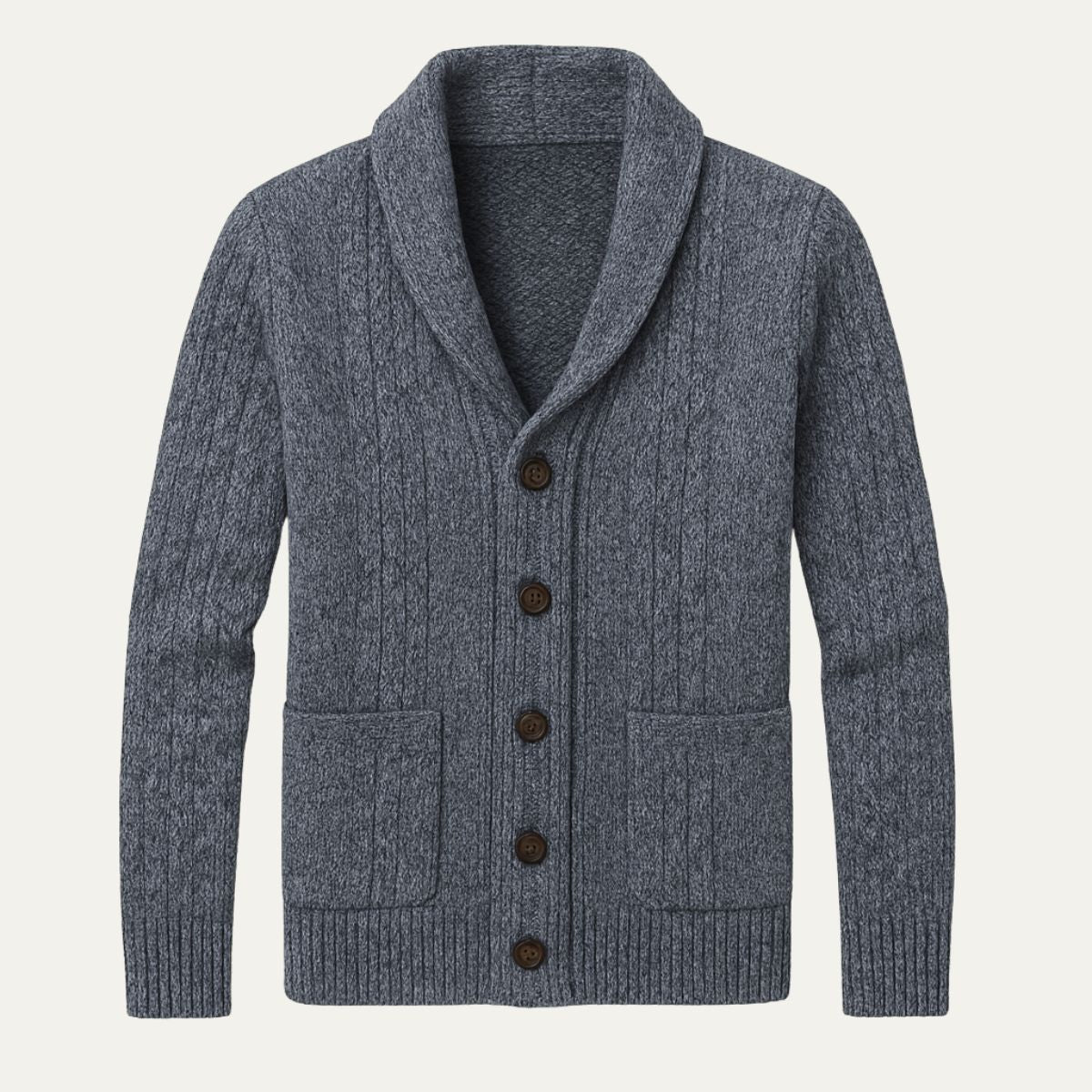 The Lanchester 100% Cashmere Cardigan for Men