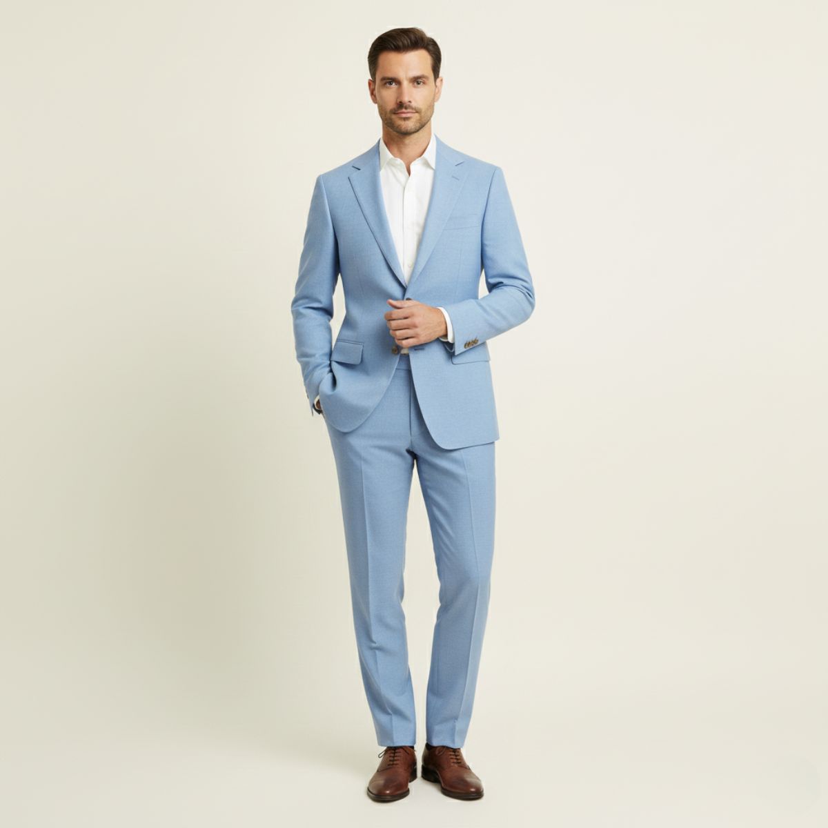 The Carroway Elegant Linen Suit