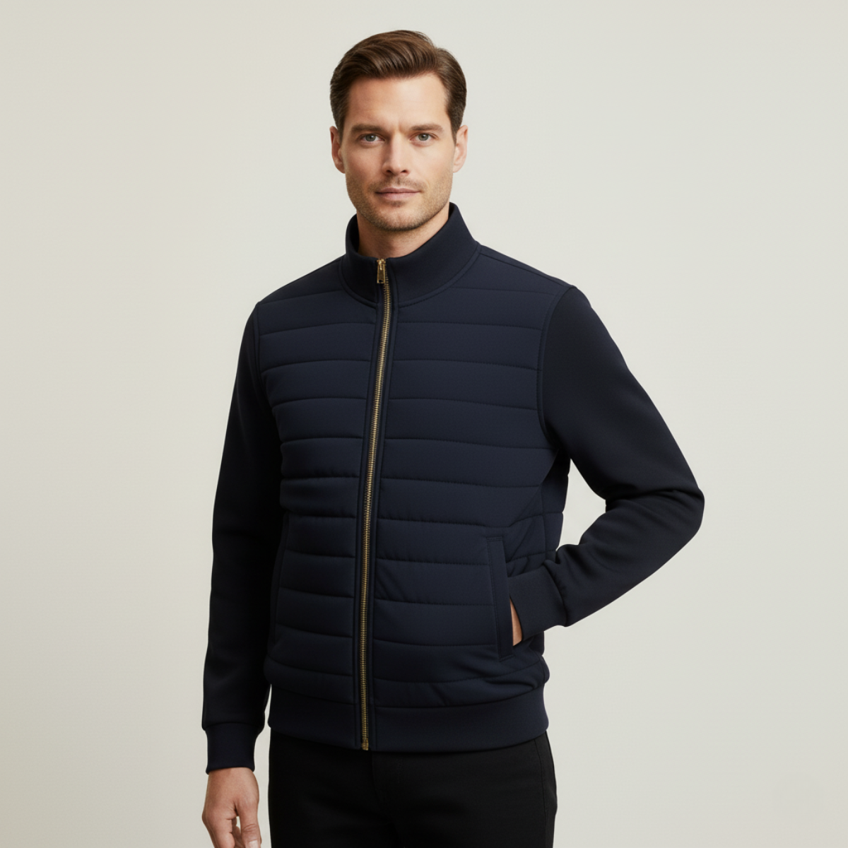 The Vendôme Casual Elegant Bomber Jacket for Men
