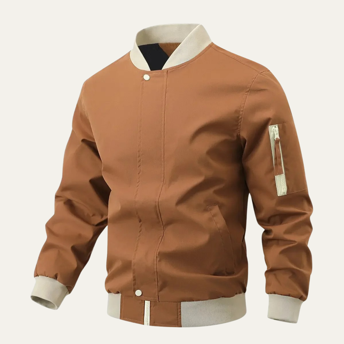 The Widnes Men’s Casual Zip Up Bomber Jacket