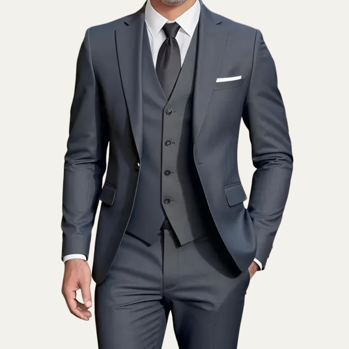 The Northwood Men’s Premium Three Piece Formal Business Suit