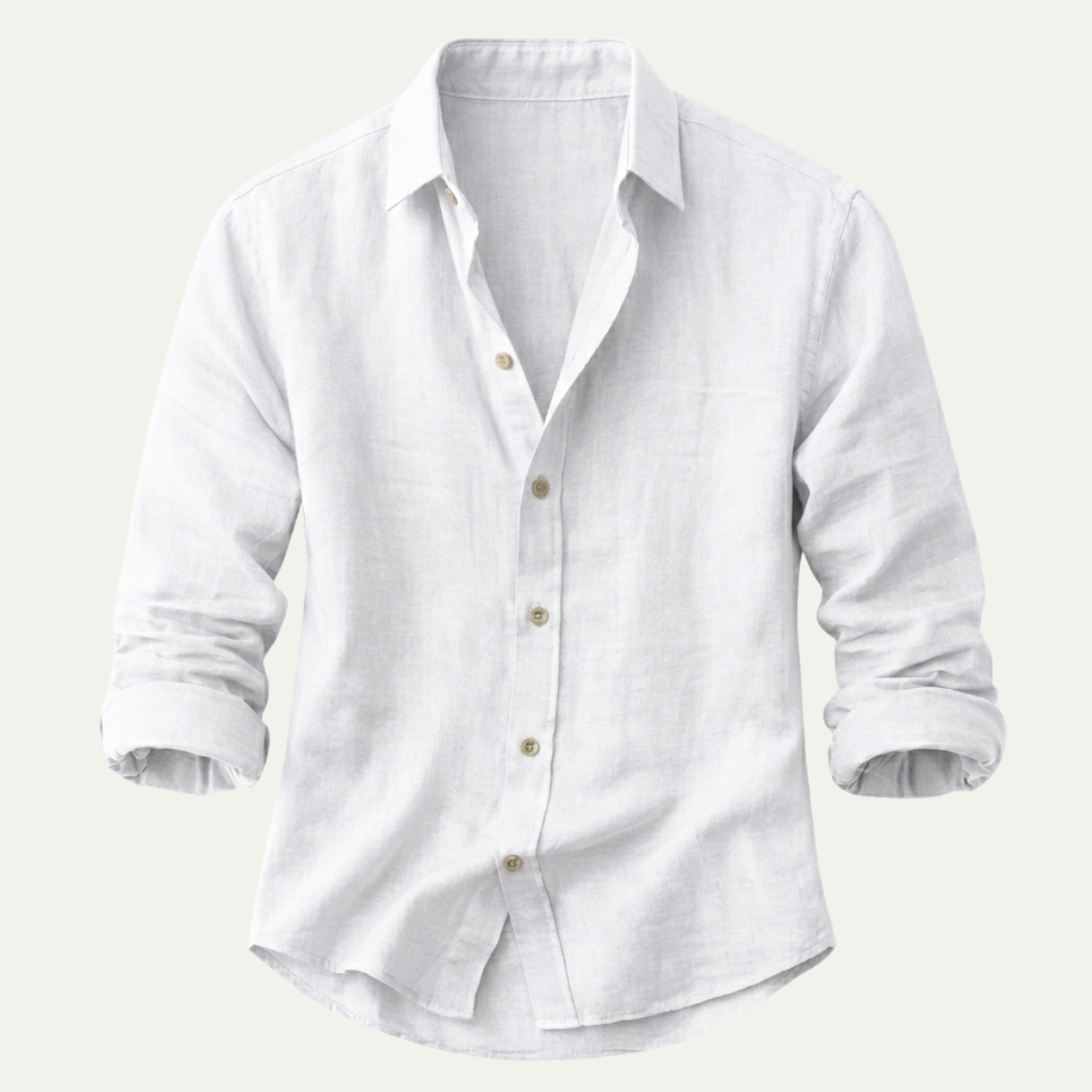 The Meadowrun Men’s Linen Trendy Button Up Shirt