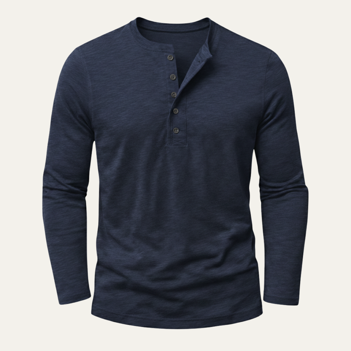 The Ridgewood Hill Men’s Trendy Solid Color Slim Fit Henley T Shirt