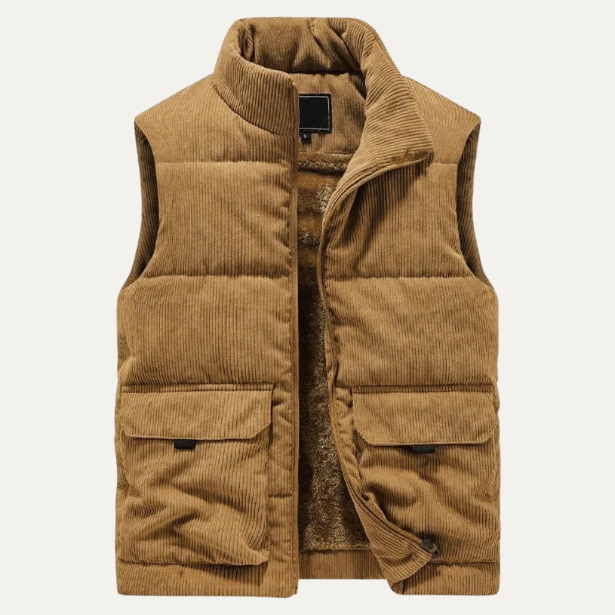 The Penzance Men's Corduroy Lighweight Quilted Gilet