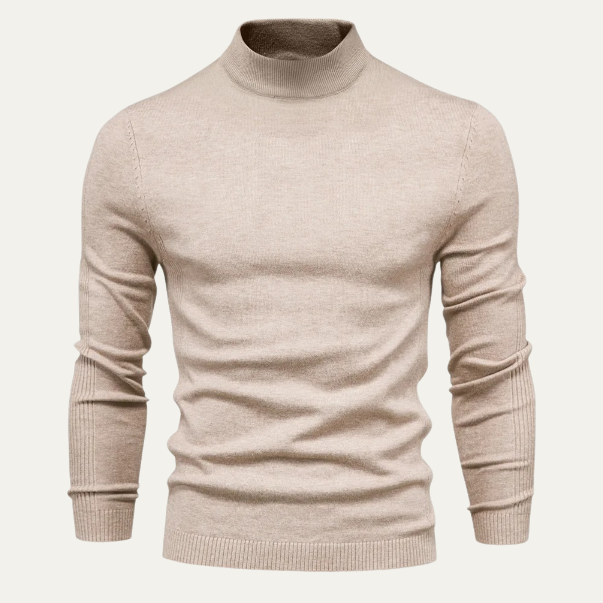 The Caernarfon Men's Slim Fit Turtleneck Casual Sweater