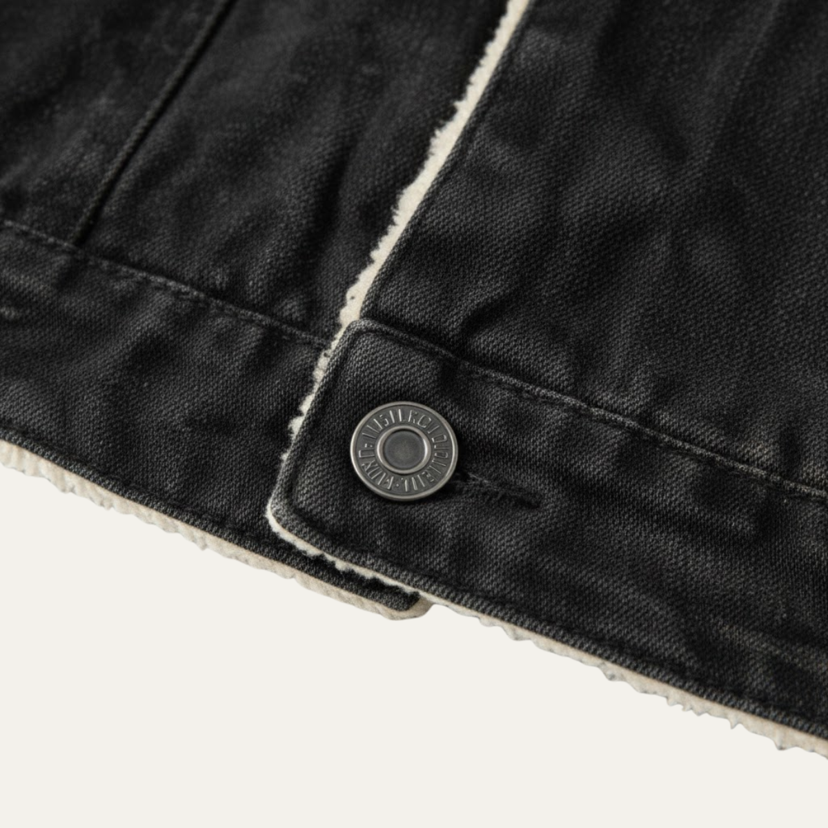 The Crestwood Park Men’s Warm Padded Sherpa Lined Denim Jacket