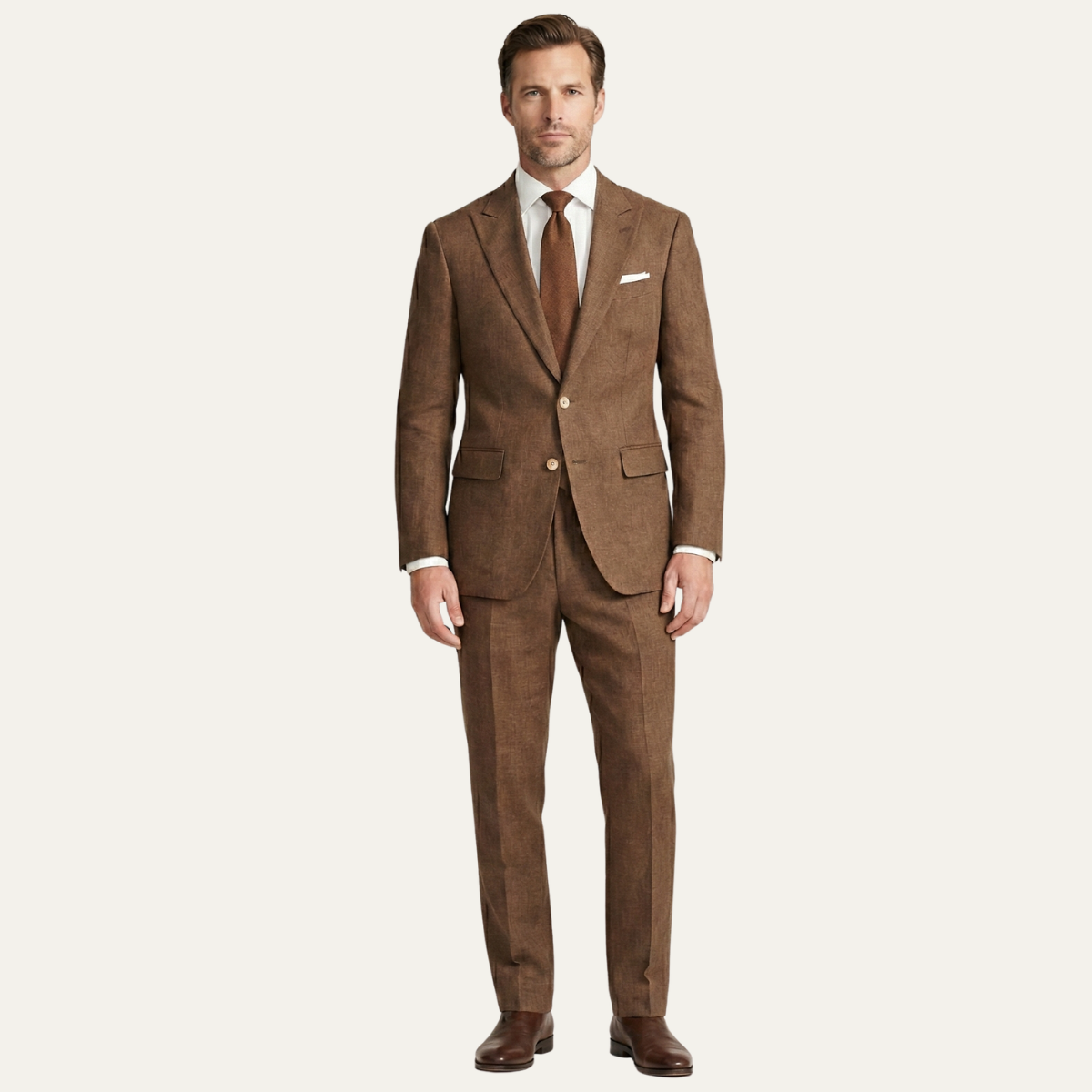 The Lucerne Men’s Classic Linen Suit Set – Blazer & Pants