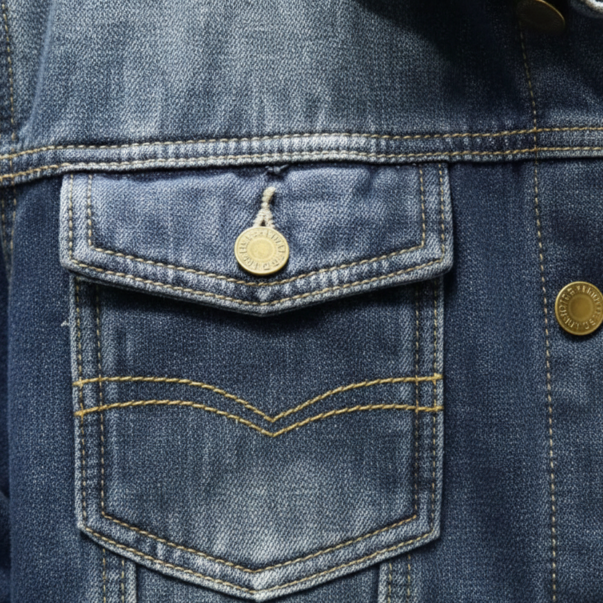 The Bellehurst Men’s Winter Fleece Lined Denim Jacket