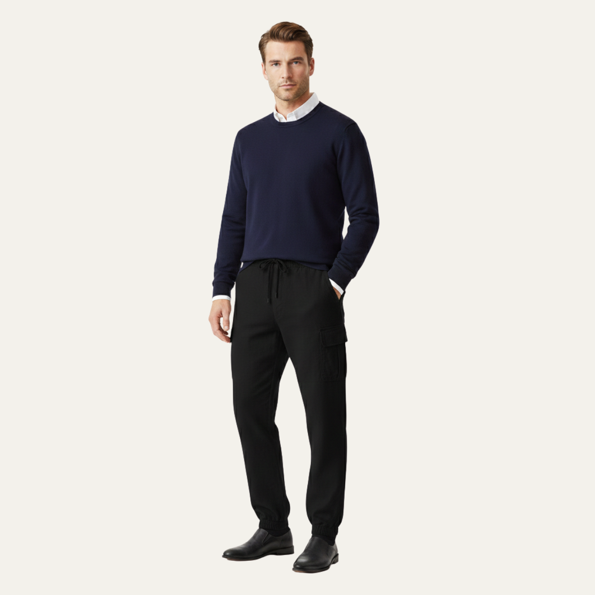 The Silverridge Men’s Loose Fit Multi Pocket Cotton Soft Cargo Pants