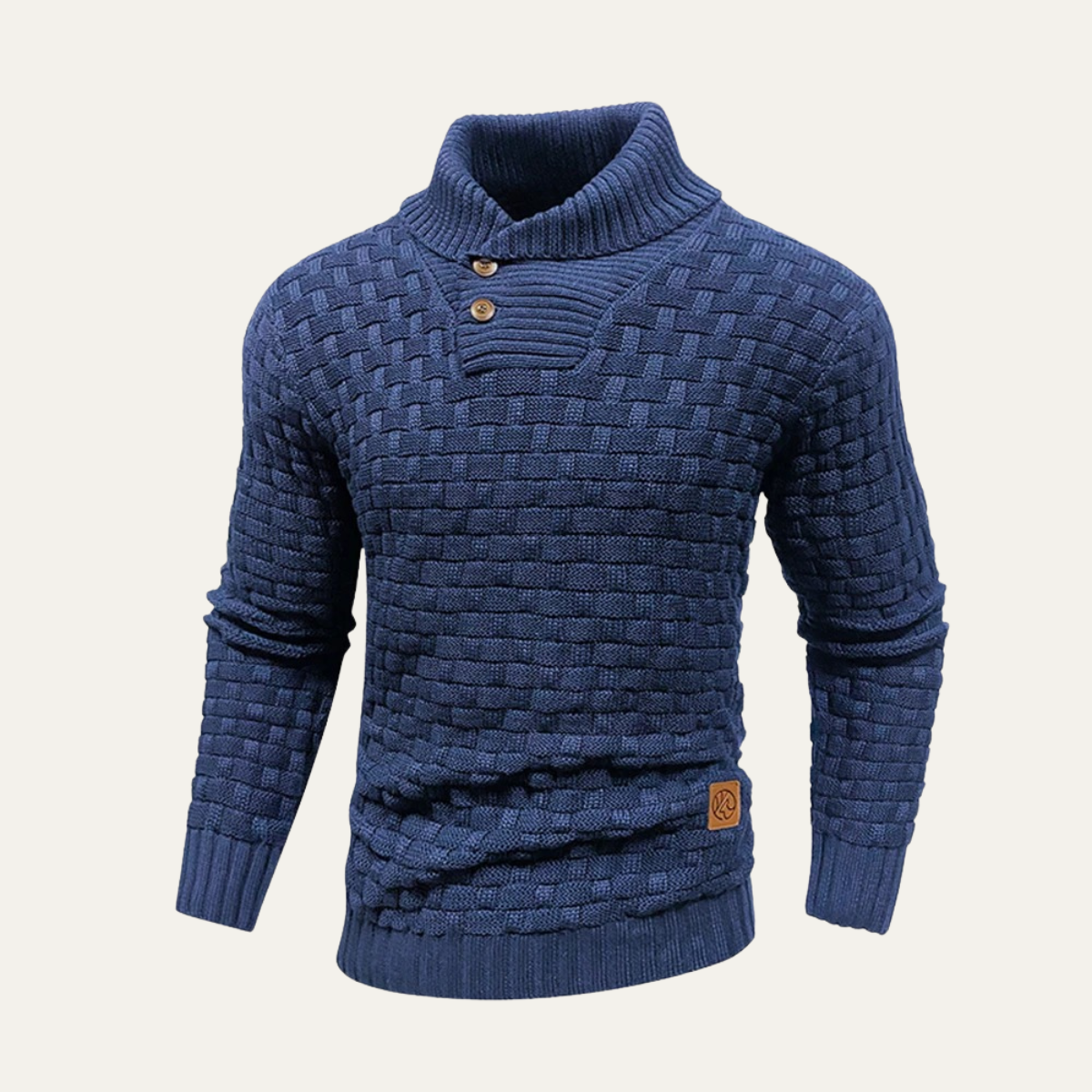 The Stirling Men's Textured Knit Winter Sweater