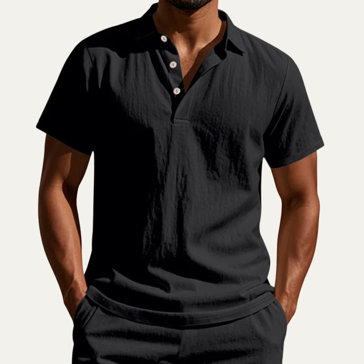 The Wilshire Men’s Lightweight Summer Polo Shirt