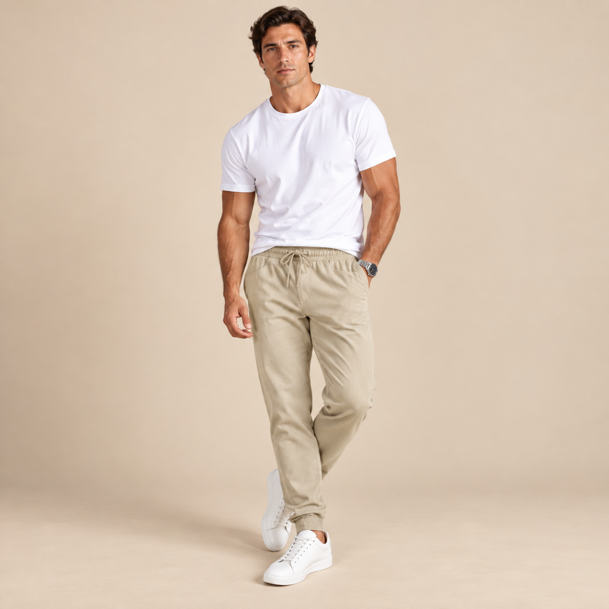 The Palermo Linen Jogger – Lightweight Summer Pants for Men