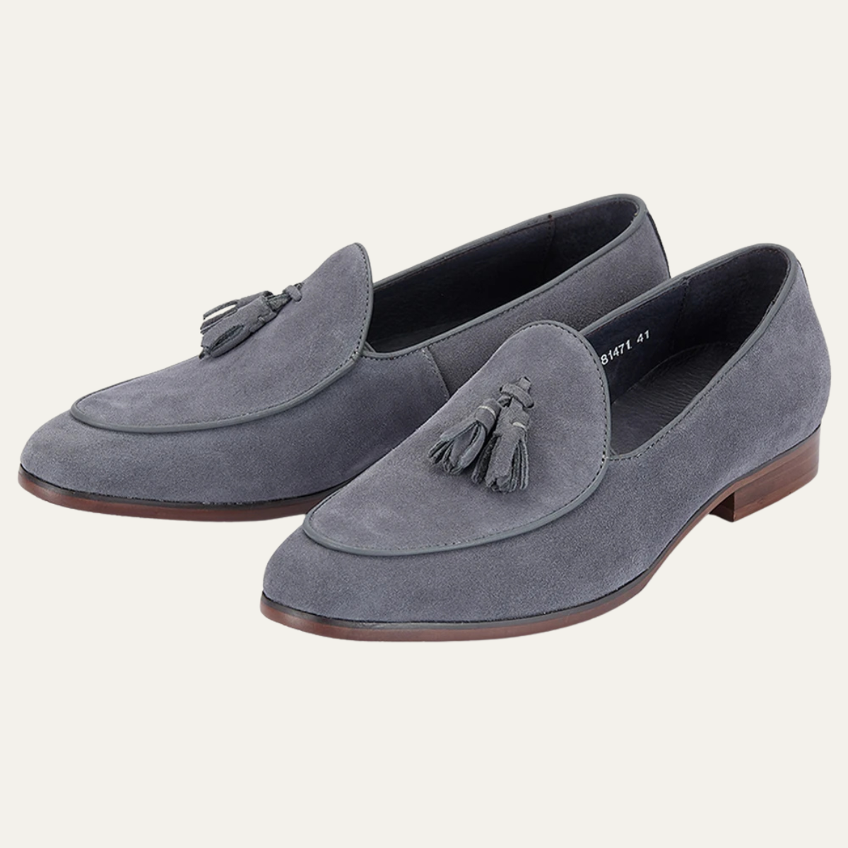 The Brentwood Falls Men’s Suede Faux Leather Tassel Loafers