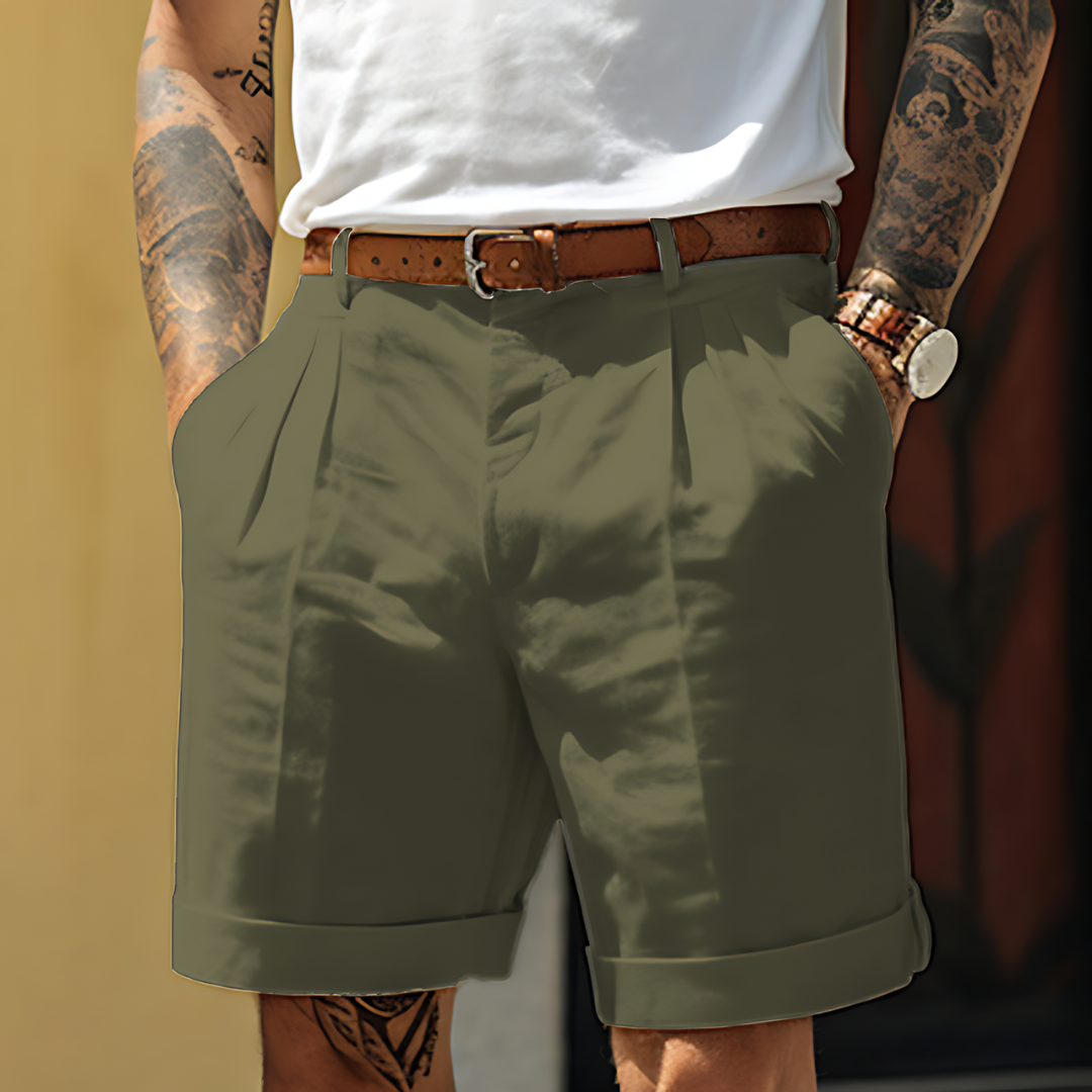 The Henwick Linen Shorts – Tailored Summer Shorts for Men