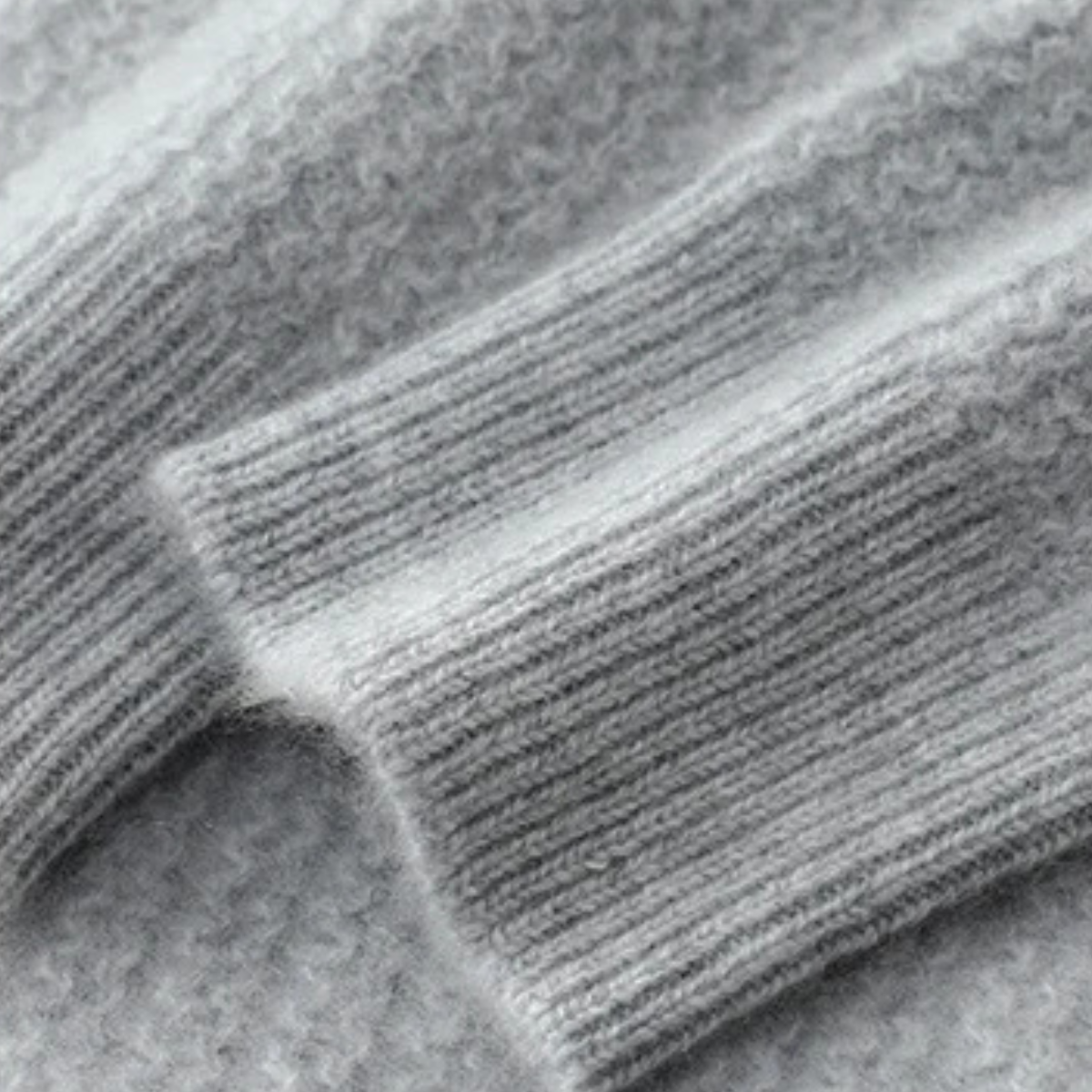 The Valladolid Men’s Winter Cashmere Quarter Zip High Collar Knit Sweater