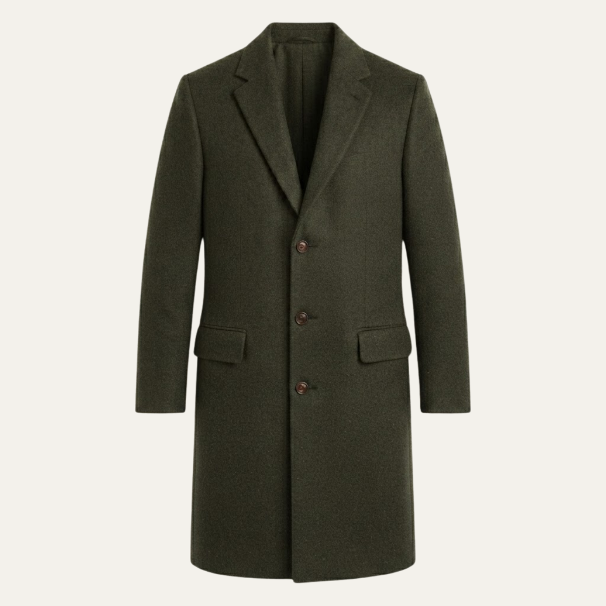 The Brianza Men’s Smart Single Breasted Overcoat