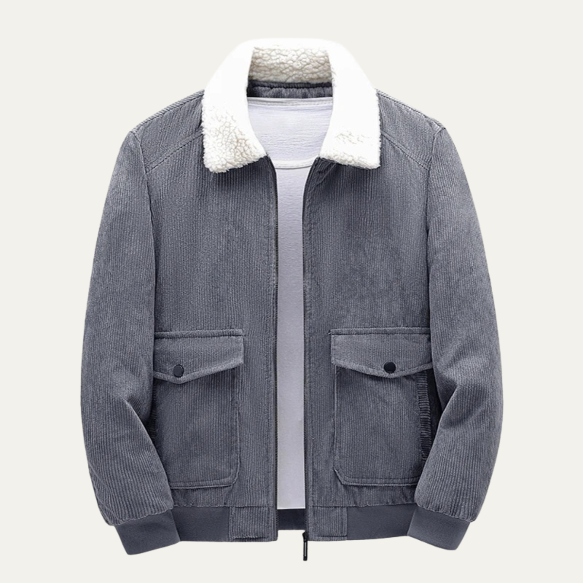 The Positano Men’s Corduroy Sherpa Lined Jacket