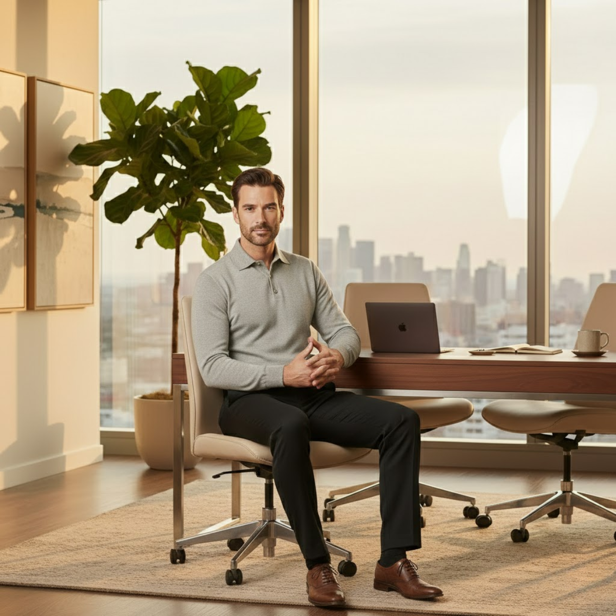 The Fairview Ridge Men’s Straight Leg Business Pants