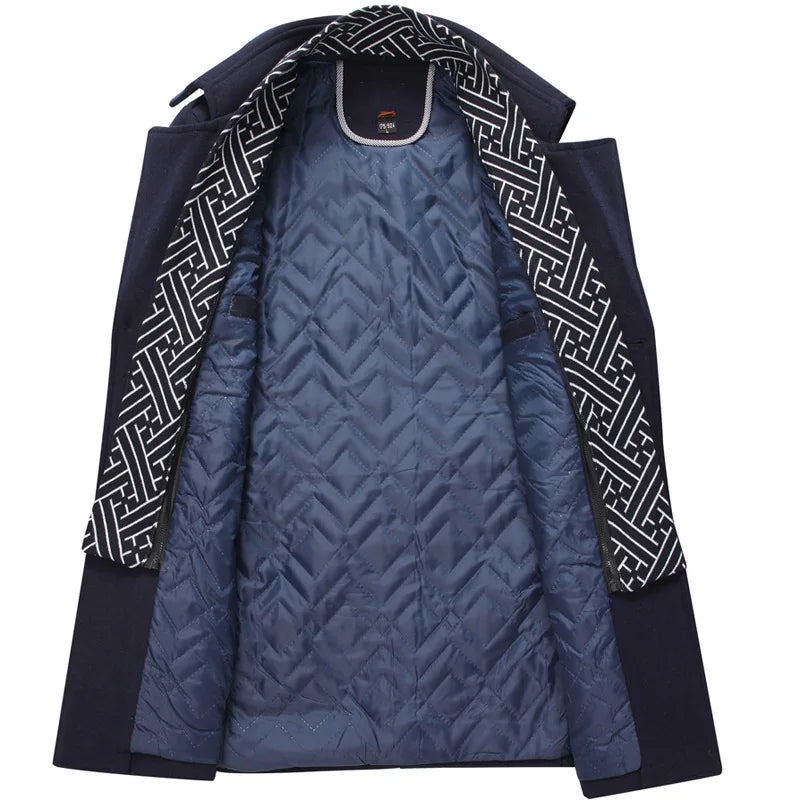 The Arcadia Men’s Mid Length Slim Fit Winter Coat