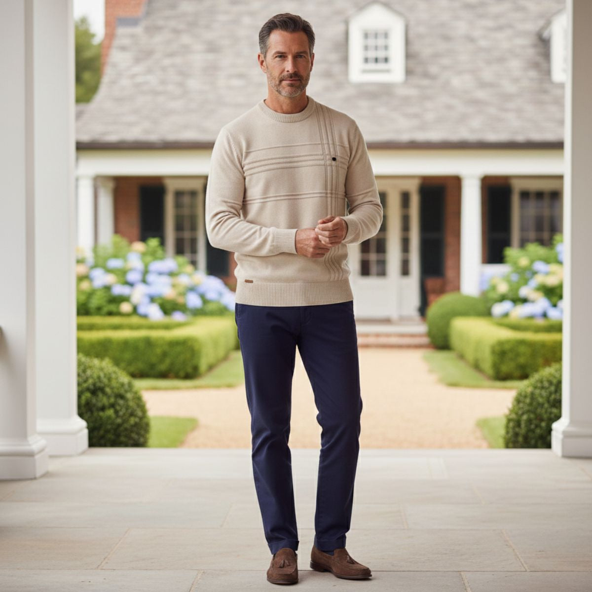 The Windsor Crew Neck Sweater for Men