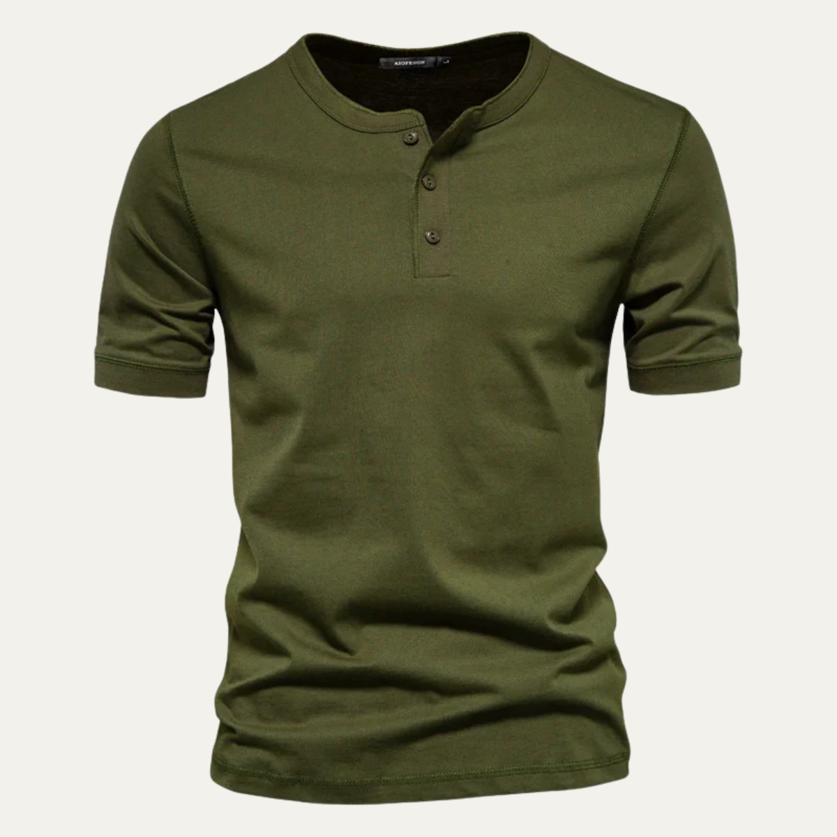 The Alden Men’s Classic Casual Henley Shirt