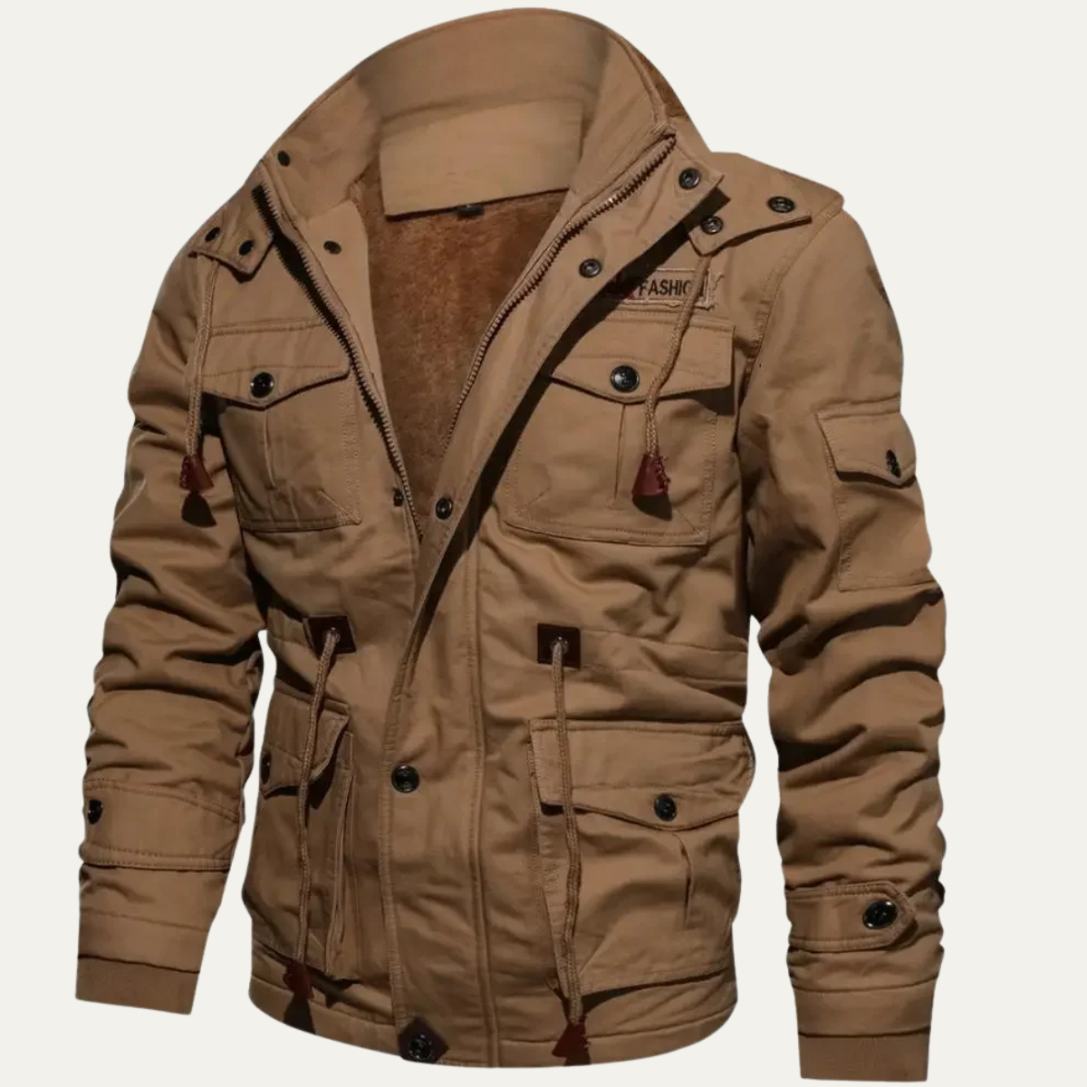 The Windrush Men’s Thick Warm Winter Utility Hooded Jacket