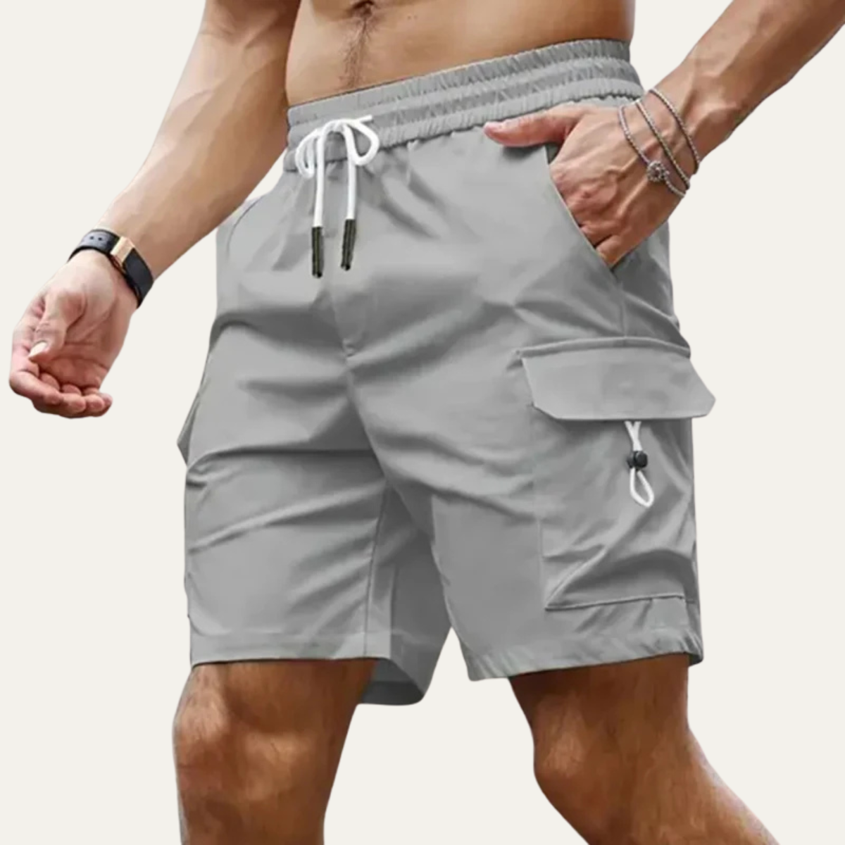 The Glenfield Men’s Lightweight Casual Summer Utility Shorts