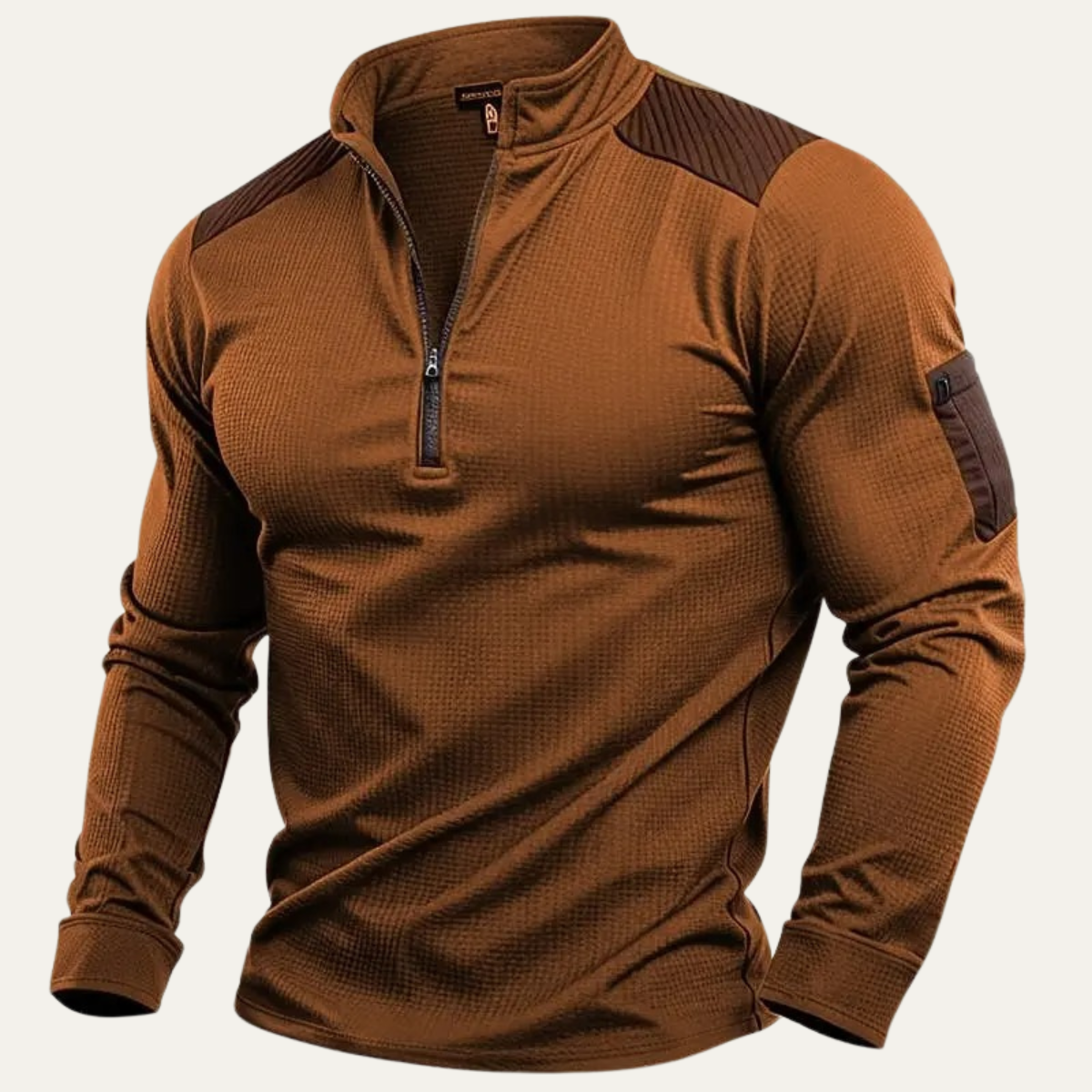 The Canazei Men's Half Zip Casual Stand Collar Sweater