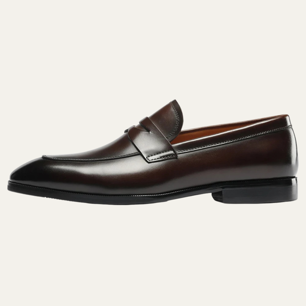 The Fairwood Ridge Men’s Calf Faux Leather Slip On Dress Loafers