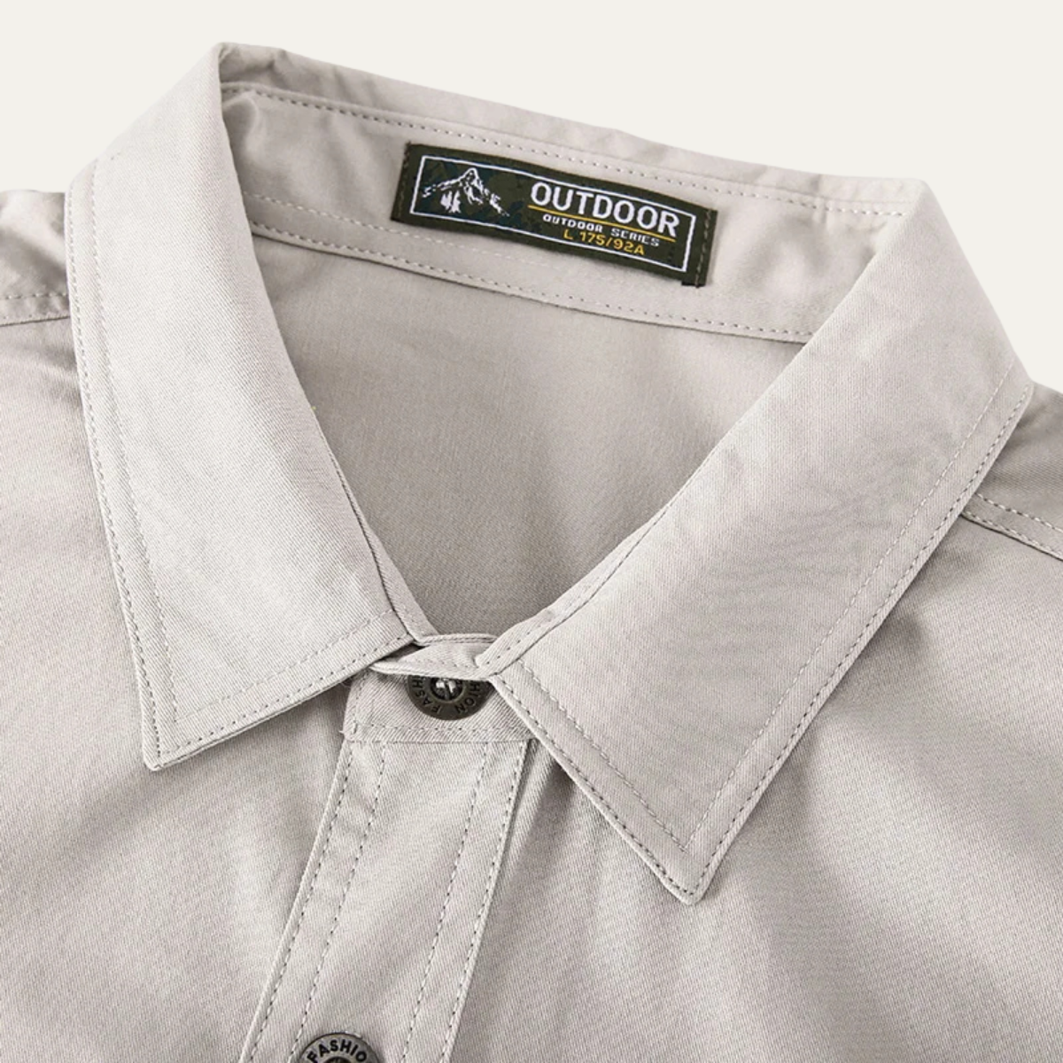 The Monza Men's Casual Button Up Cotton Cargo Shirt