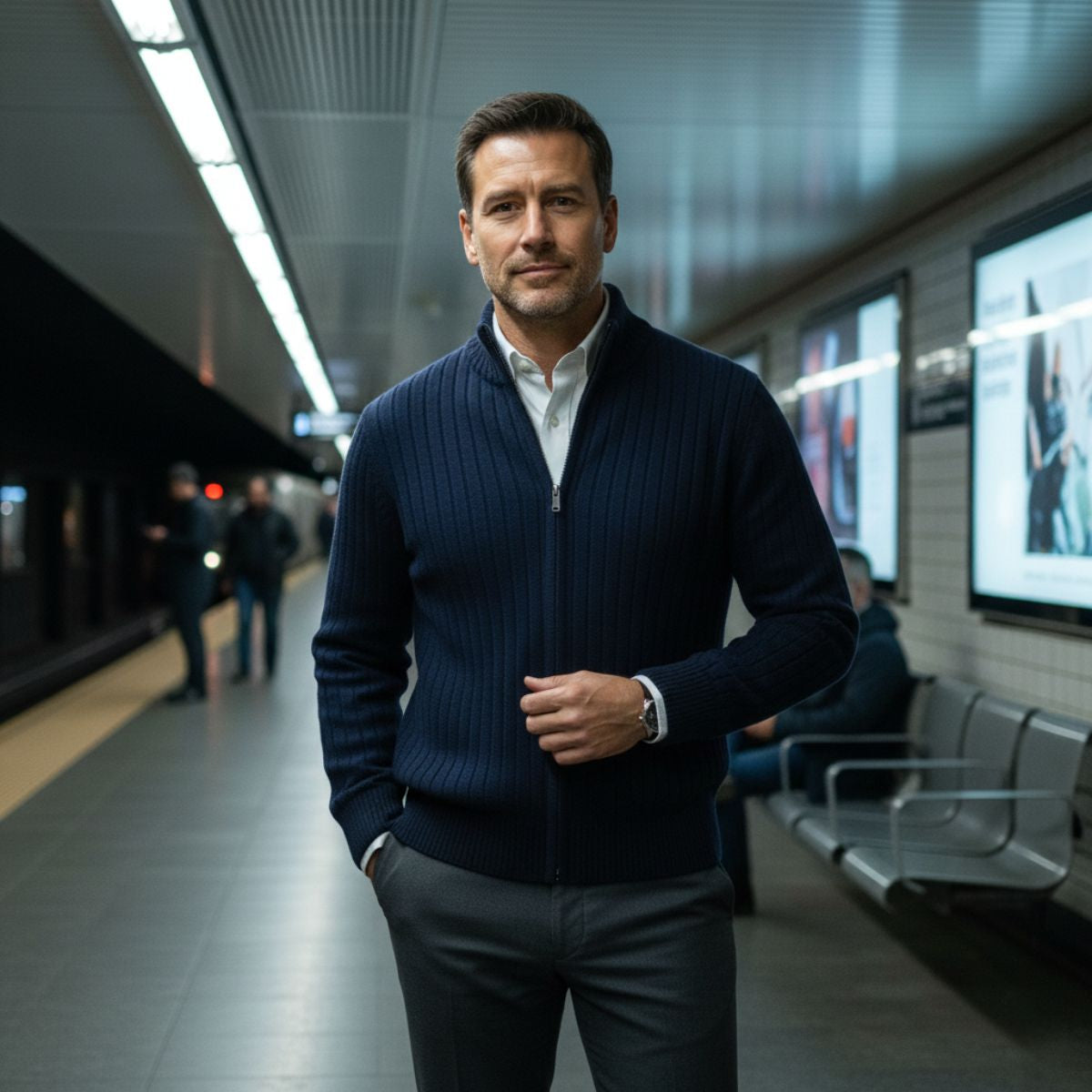 The Mayfair 100% Merino Wool Jacket for Men