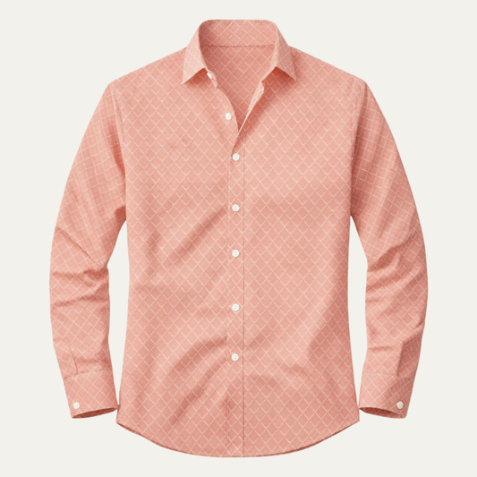 The Ravello Men’s Geometric Print Slim Fit Shirt
