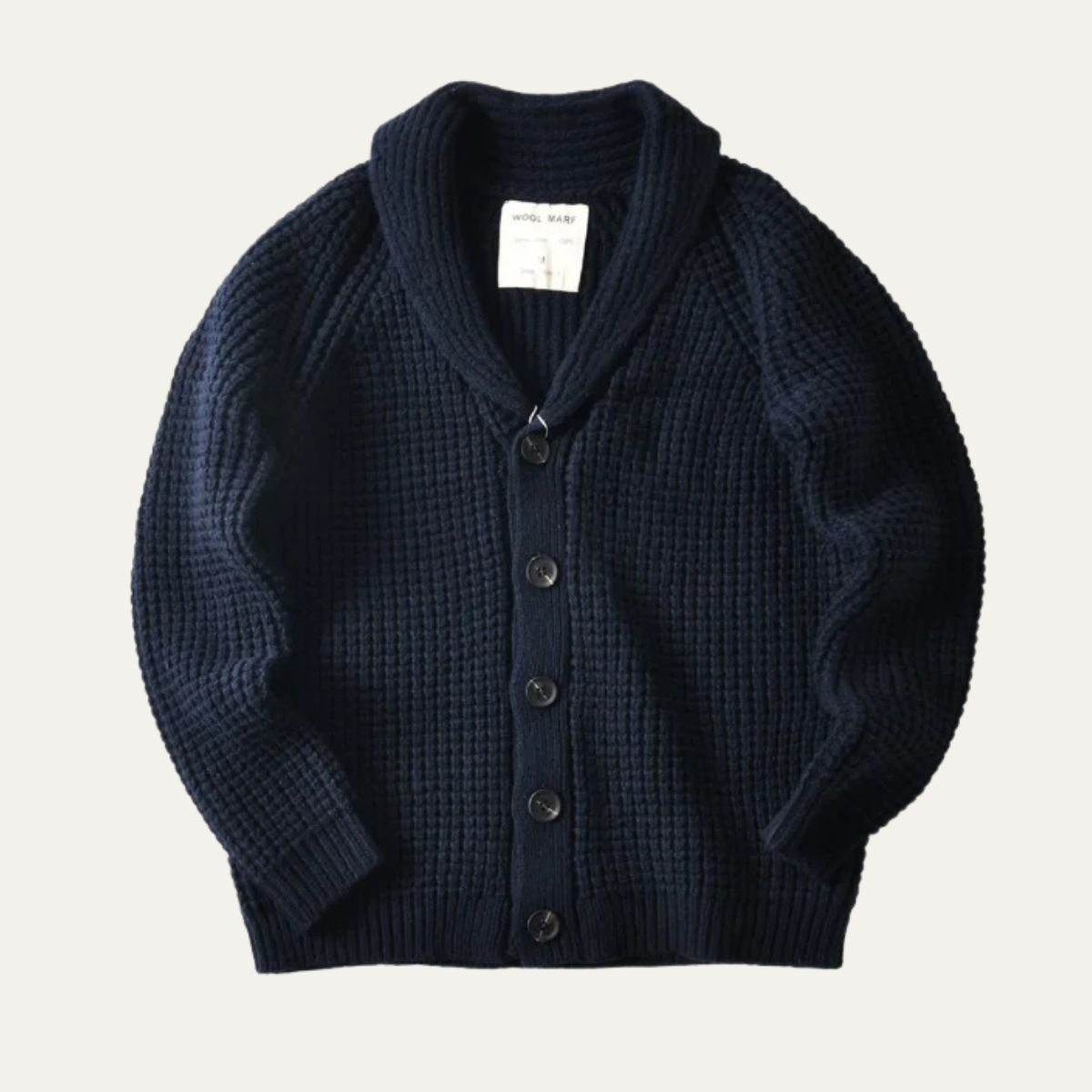 The Notting Hill Men’s Vintage Chunky Shawl Cardigan