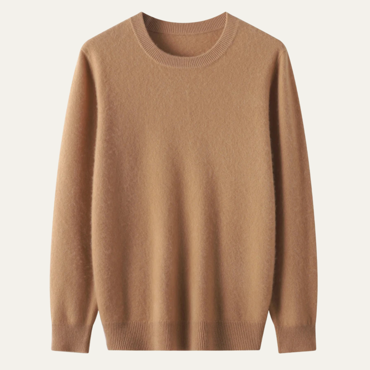 The Madeira Men’s Casual Merino Wool O Neck Winter Sweater