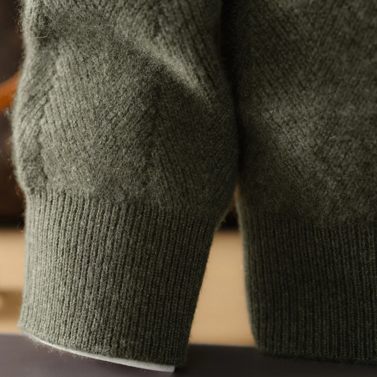 The Highmoor Cashmere Sweater – Men's 100% Soft Luxury Wool Knit Cardigan