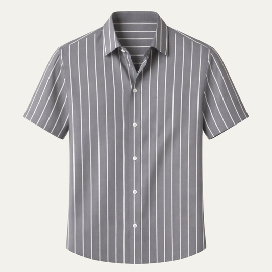 The Franciacorta Men’s Striped Casual Breathable Summer Shirt