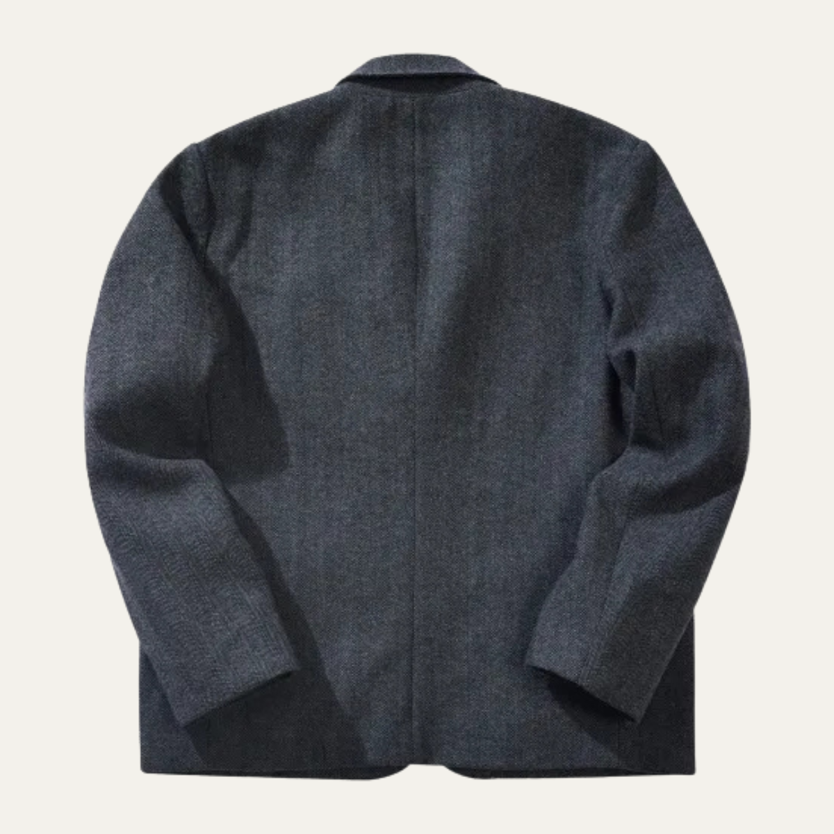 The Cranford Men’s Retro Herringbone Thick Wool Jacket with Multiple Pockets