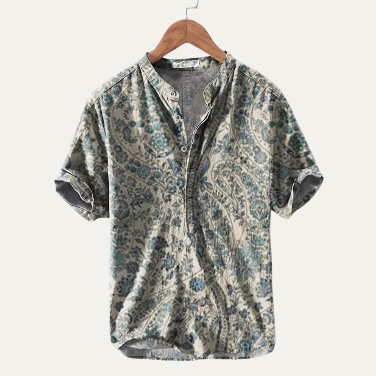 The Stonecrest Hill Men’s HawaiianTropical Button Up Beach Shirt