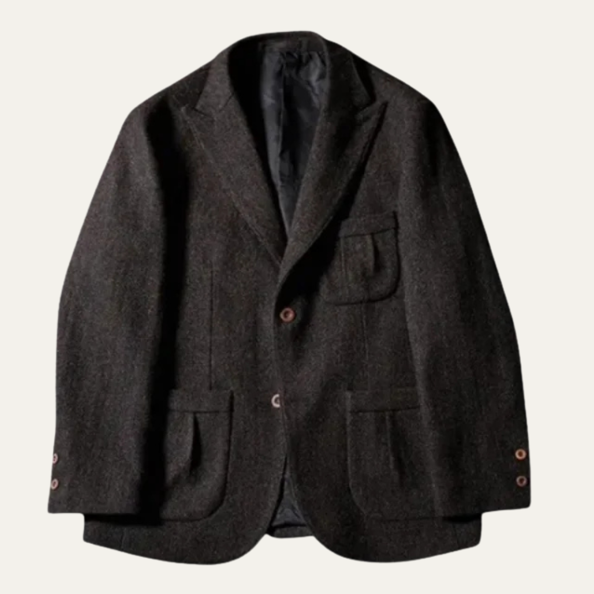 The Willowstone Men’s Tweed Wool Dress Suit Blazer Suit