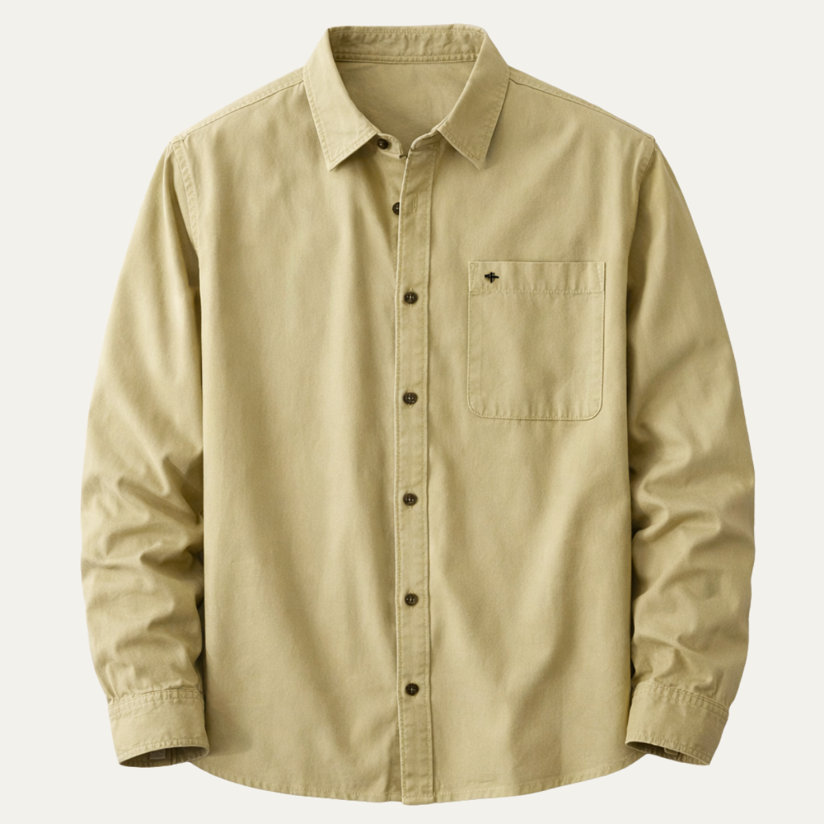 The Taranto Men’s Casual  Button Down Cotton Shirt