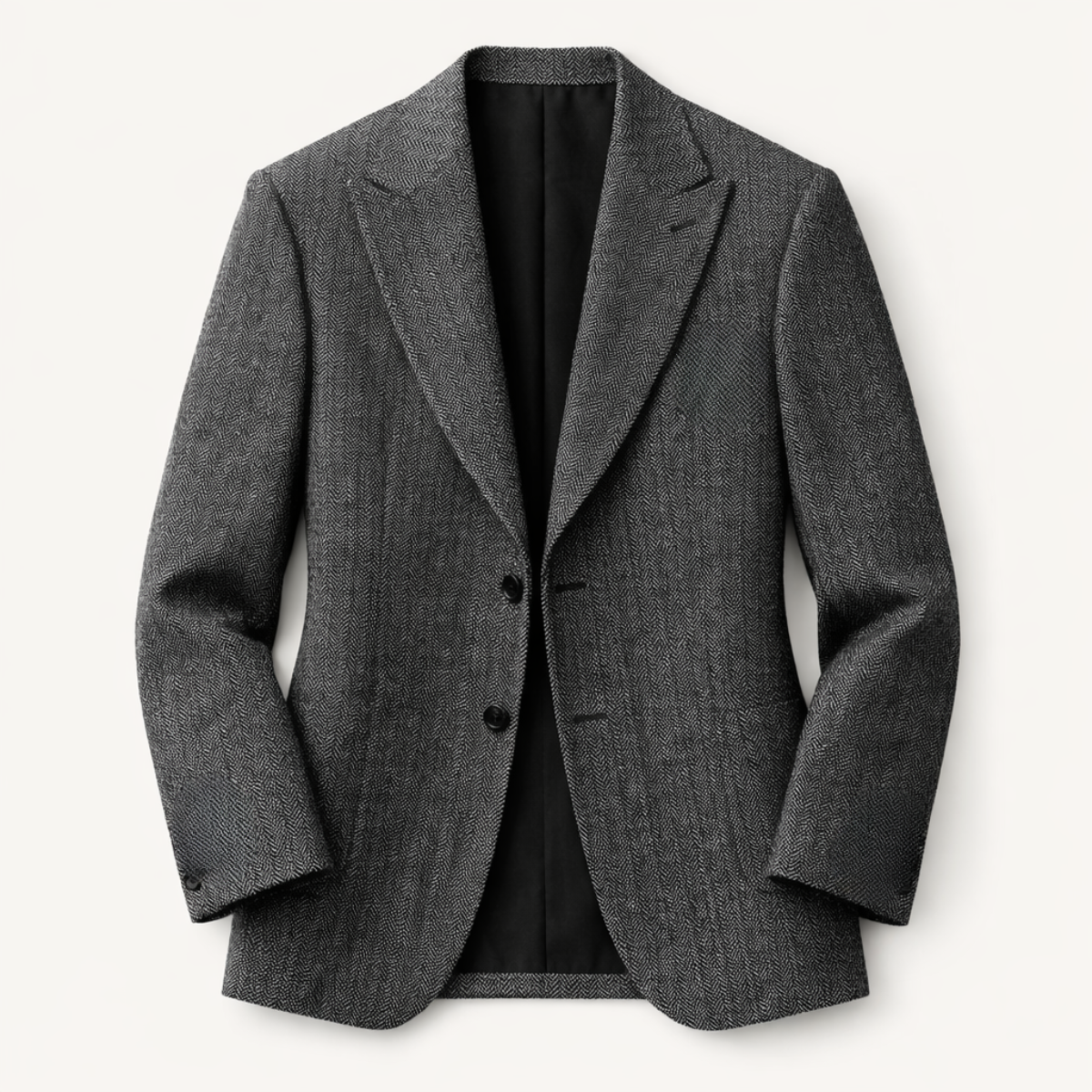 The Florence Men’s Single Breasted Herringbone Tweed Blazer