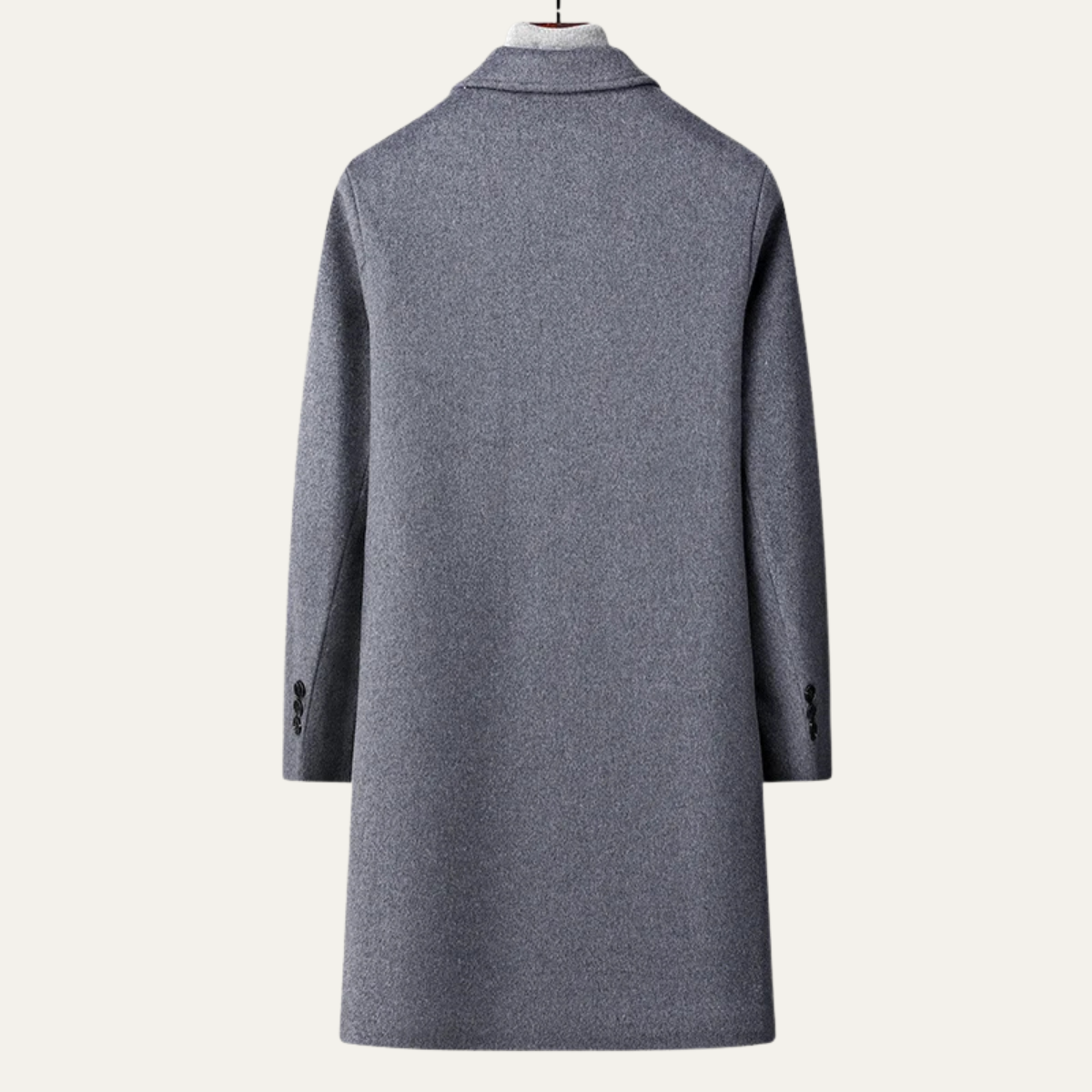 The Merano Men's Old Money Classic Wool Overcoat