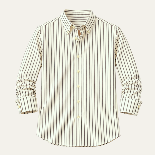 The Moltrasio Men’s Contrast Stripe Business Shirt